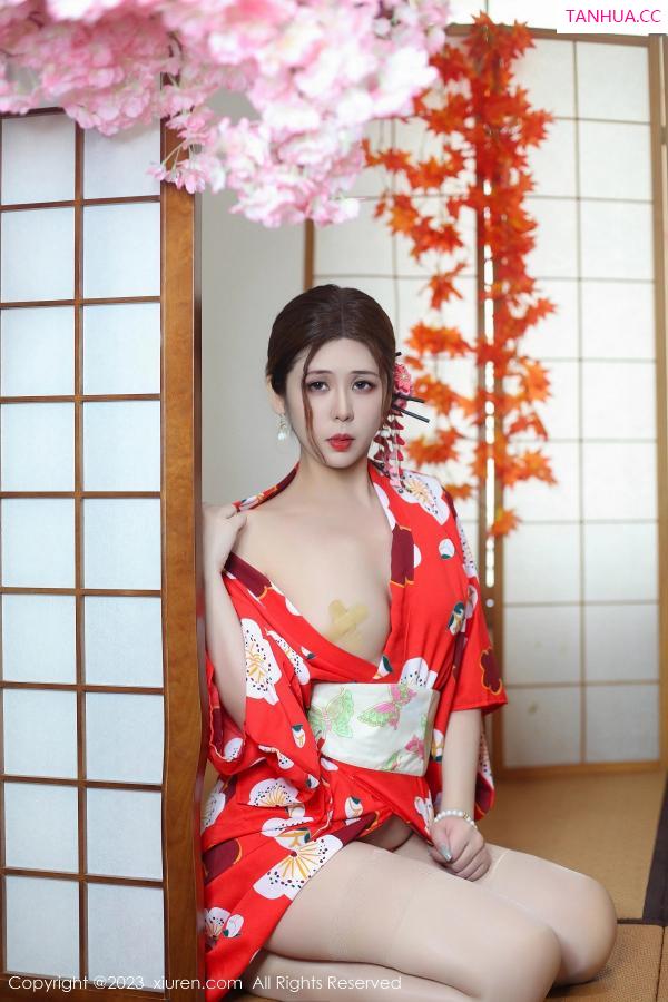 月野兔美妞 贵贵Isabelle [XiuRen]高清写真图 2023.11.29 No.7736 月野兔美妞 和服美腿第36张图片